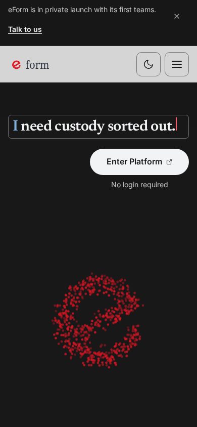 eForm, phone view