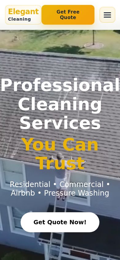 Elegant Exterior Cleaning, phone view